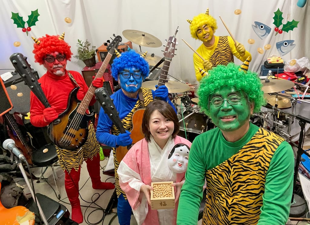 昨日はスタジオリハ!一足早い節分モードでw